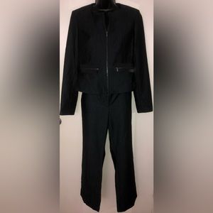 Calvin Klein dark blue pants and jacket set modern fit size 8P